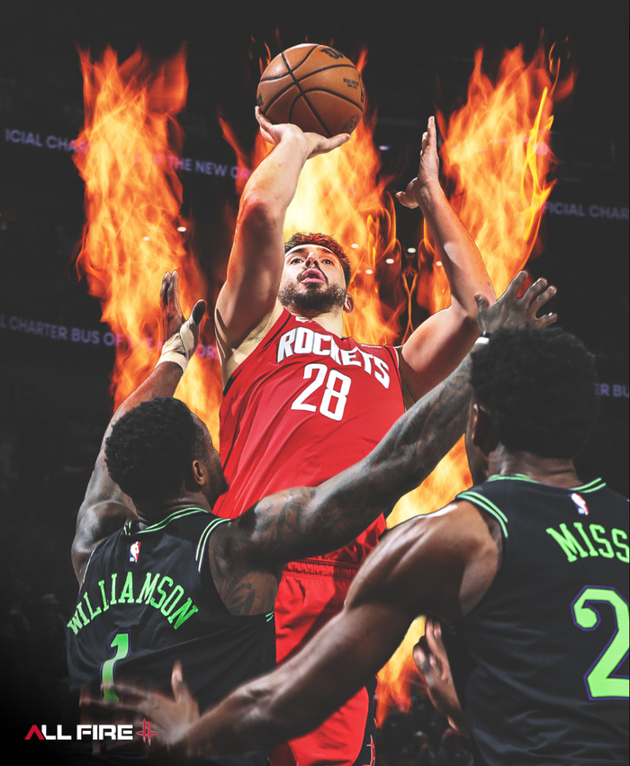 申京单场36+13+7+3断3帽创多项纪录 火箭队追平西