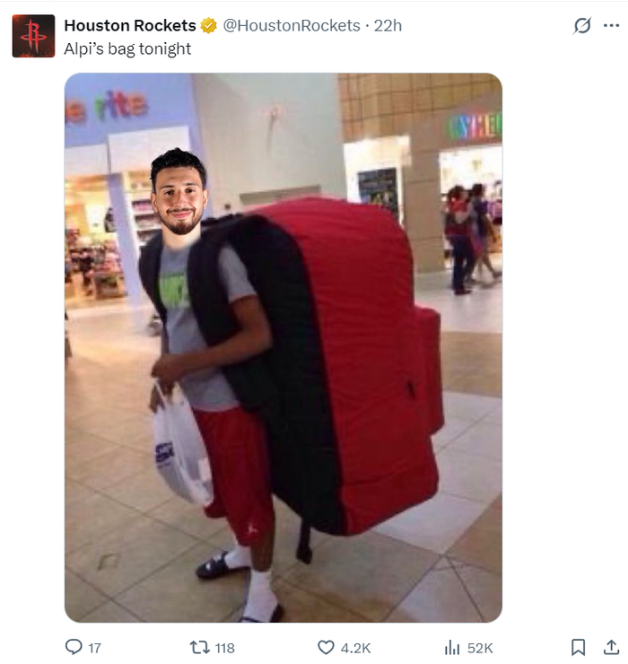 申京单场36+13+7+3断3帽创多项纪录 火箭队追平西