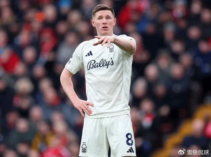 曼城全力争夺诺丁汉森林中场安德森 1.25亿镑身价